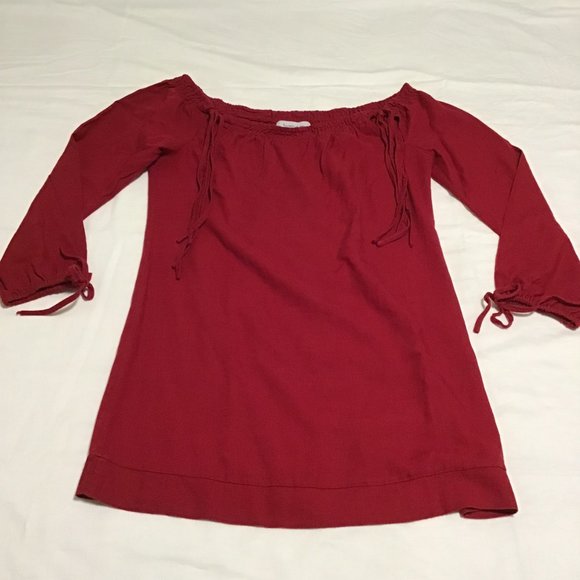 Harper & Me Off Shoulder Mini Tunic Dress  Size M - Picture 9 of 14